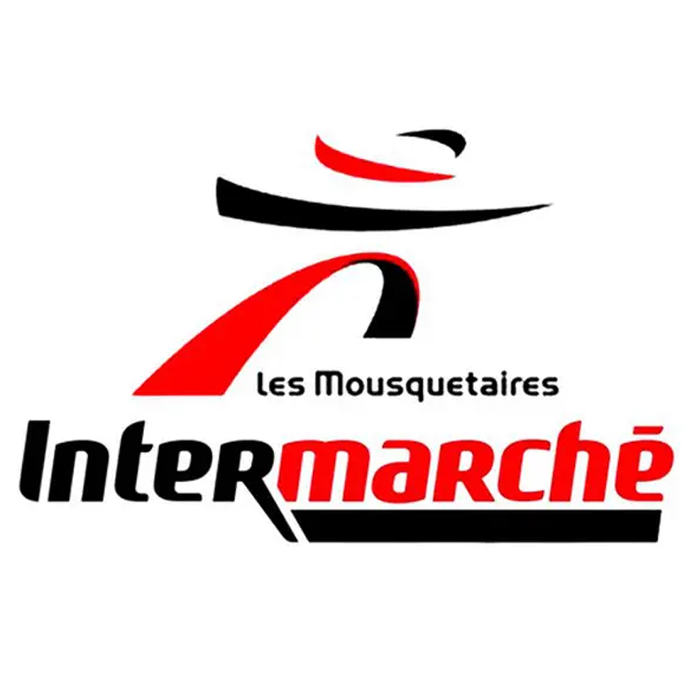Logo d'Intermarché, partenaire mécène du Twirling Club Macairois de Saint-Macaire-en-Mauges Sèvremoine